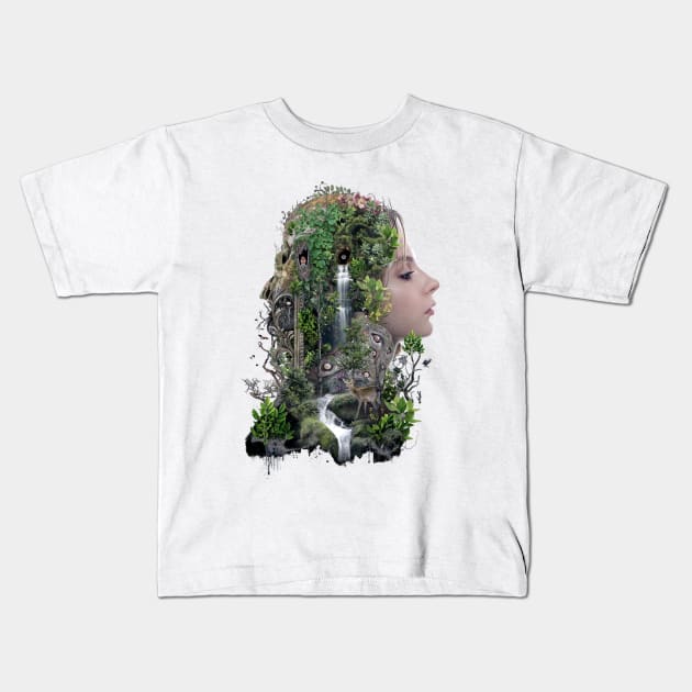 Duality of Nature Kids T-Shirt by barrettbiggers